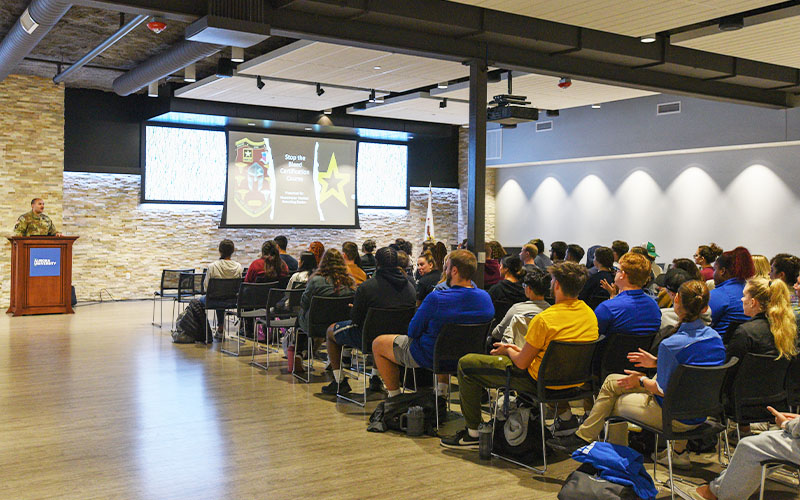 UBH lecture half-room setup